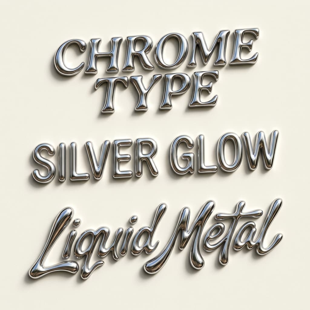 Free Chrome Text Generator Showcase Artwork