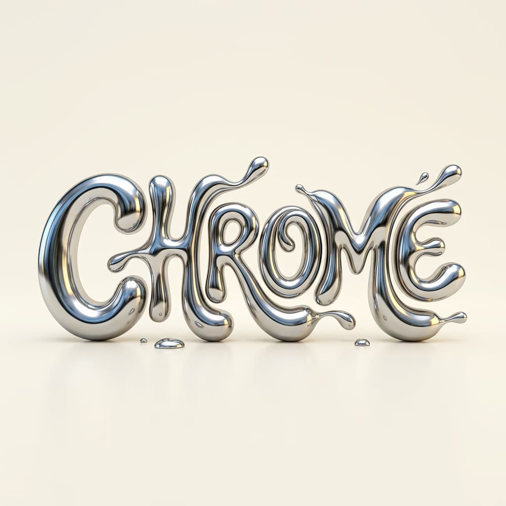 Free Chrome Text Generator Showcase Artwork